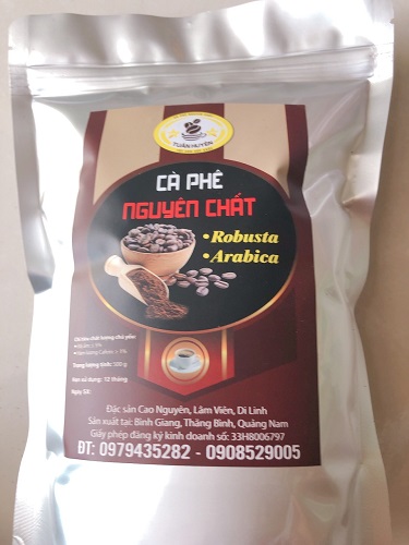 Cà phê nguyên chất 500g - Cà Phê Tuấn Huyền - Hộ Kinh Doanh Tuấn Huyền